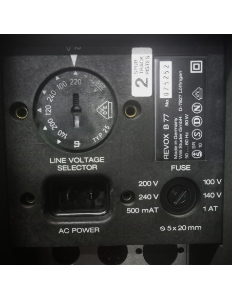 Revox B77 MKI 2 pistas NS075252