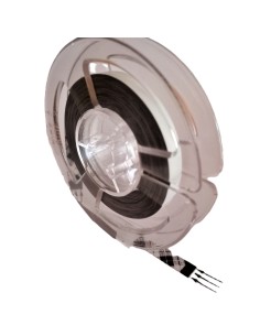 Cinta líder blanca ¼” con "marcas de tiempo"