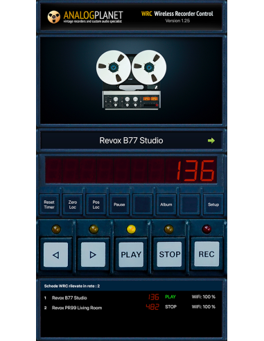 Control remoto inalambrico celular para Revox...