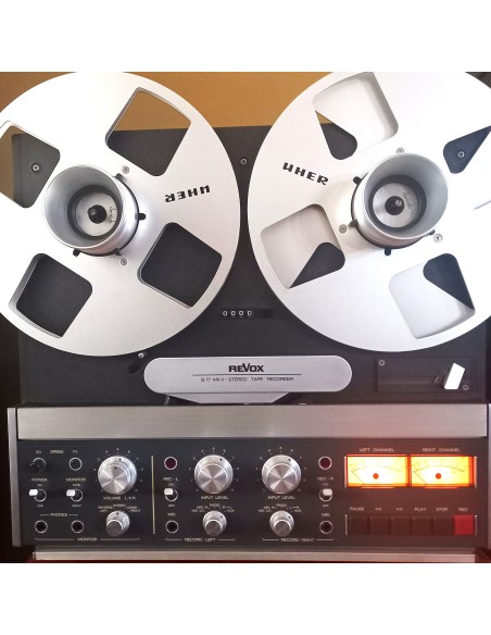 Grabadora reel to reel Revox B77 MKII 4 pistas tracks desde Chile