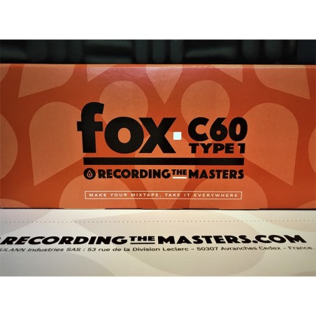 10 Cassettes RTM Fox C60 min