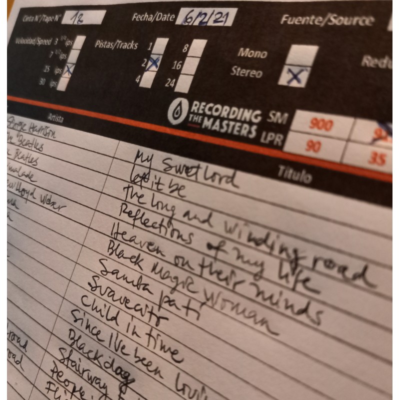 Guía técnica y etiquetas para archivo