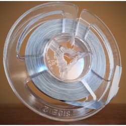 Cinta líder blanca ¼” con "marcas de tiempo" 2