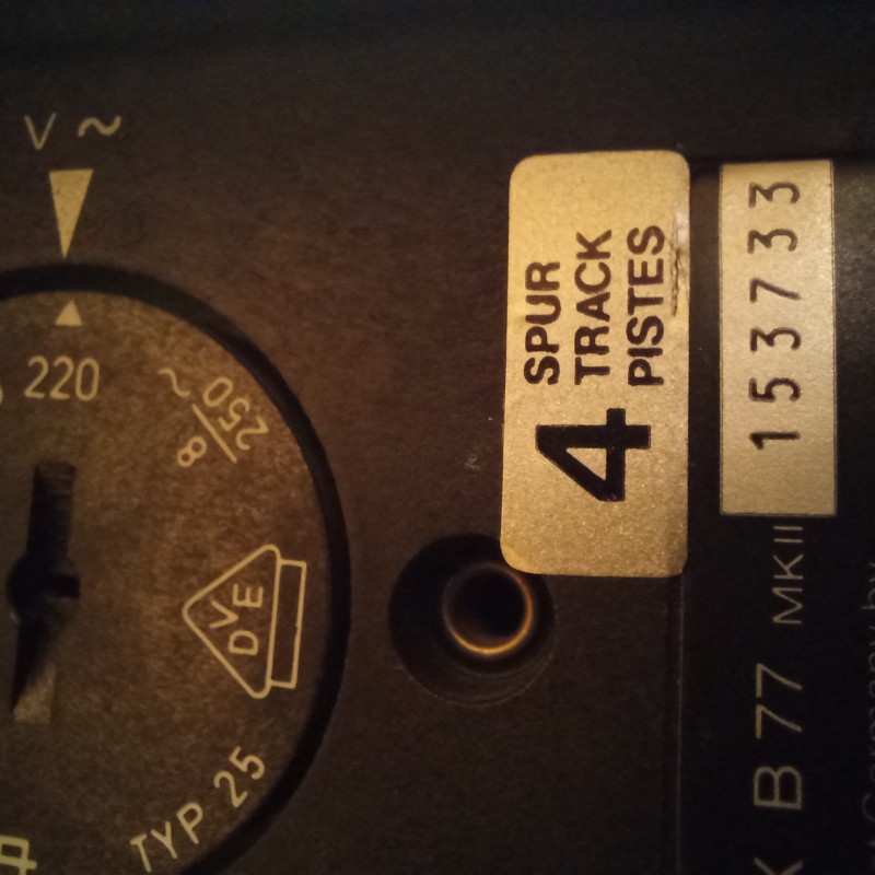 Revox B77 MKII 4 track NS153733