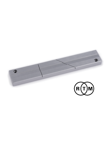 Bloque de edición/empalme Aluminio ¼” RTM