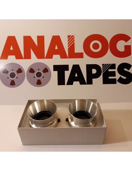 Adaptadores NAB ¼” tipo Estudio en aluminio natural RTM (par)