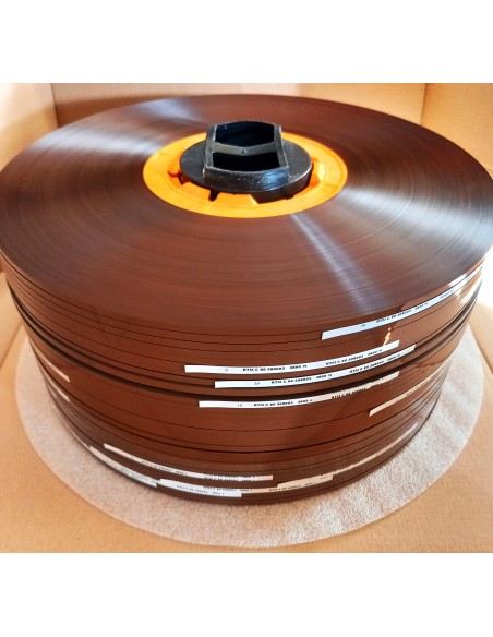 Cinta profesional RTM C90 para duplicación cassettes 90 min. Monobox 30 pancakes 12,5"x 1/8”