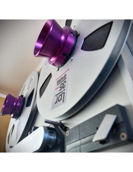 Adaptadores  NAB ¼” tipo Estudio en aluminio púrpura CFK (par)