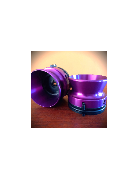 Adaptadores  NAB ¼” tipo Estudio en aluminio púrpura CFK (par)