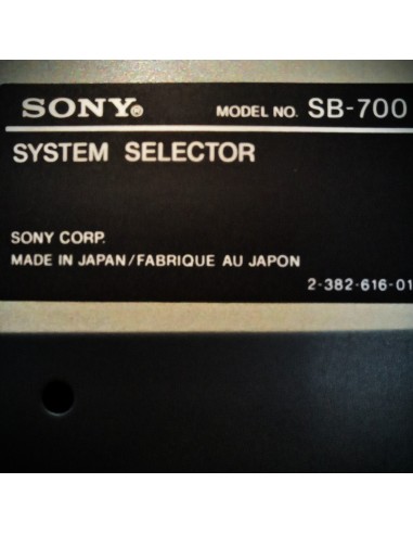 Selector de deck Sony SB 700