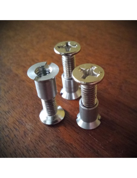 Set tornillos+tuercas para carrete de cinta 1/4" CFK