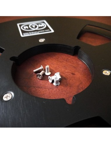 Set tornillos+tuercas para carrete de cinta ¼" CFK